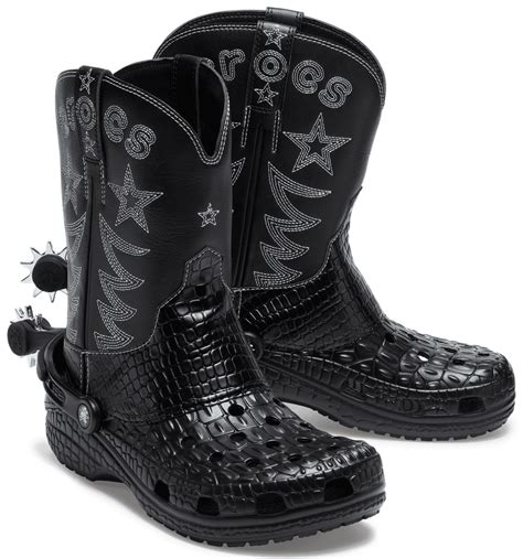 cowboystiefel crocs|Croctober 2023 